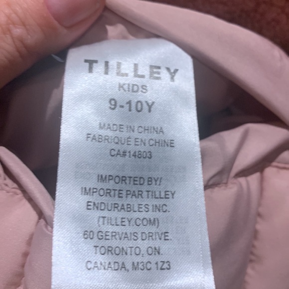 Kids Tilley reversible  pink fall/spring jacket. - Picture 4 of 5